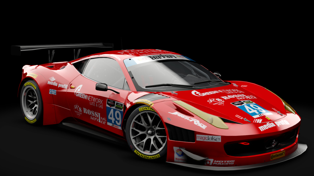 2011 Ferrari 458 Italia GT3, skin #49 Spirit of Race Racing