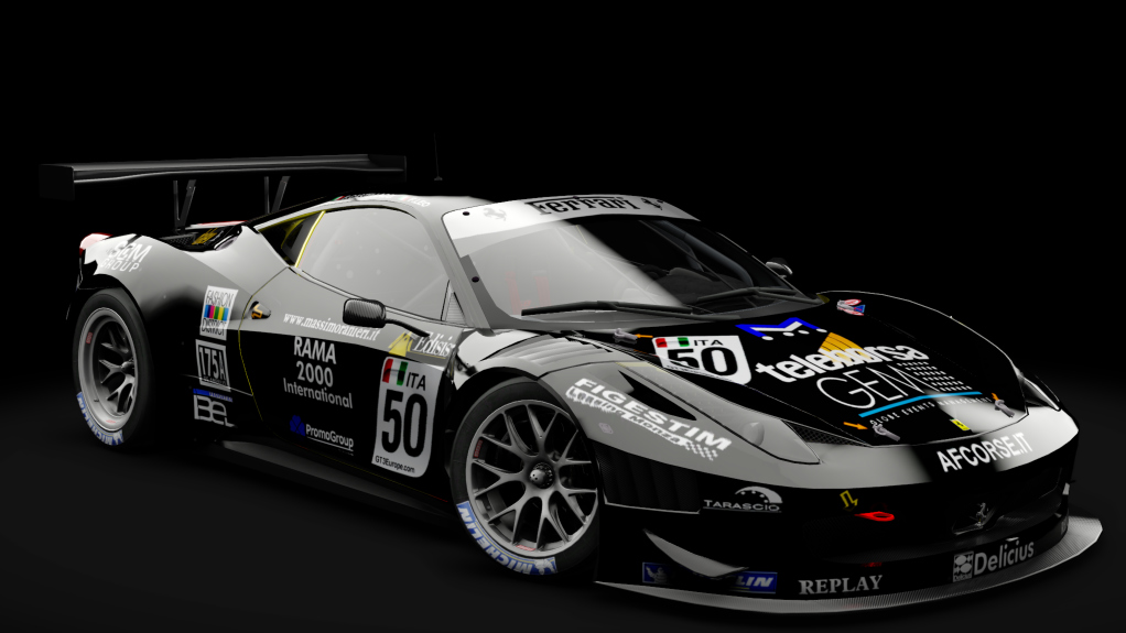 2011 Ferrari 458 Italia GT3, skin #50 AF Corse