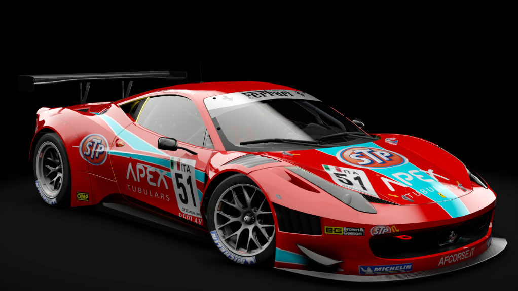 2011 Ferrari 458 Italia GT3, skin #51 AF Corse GT3