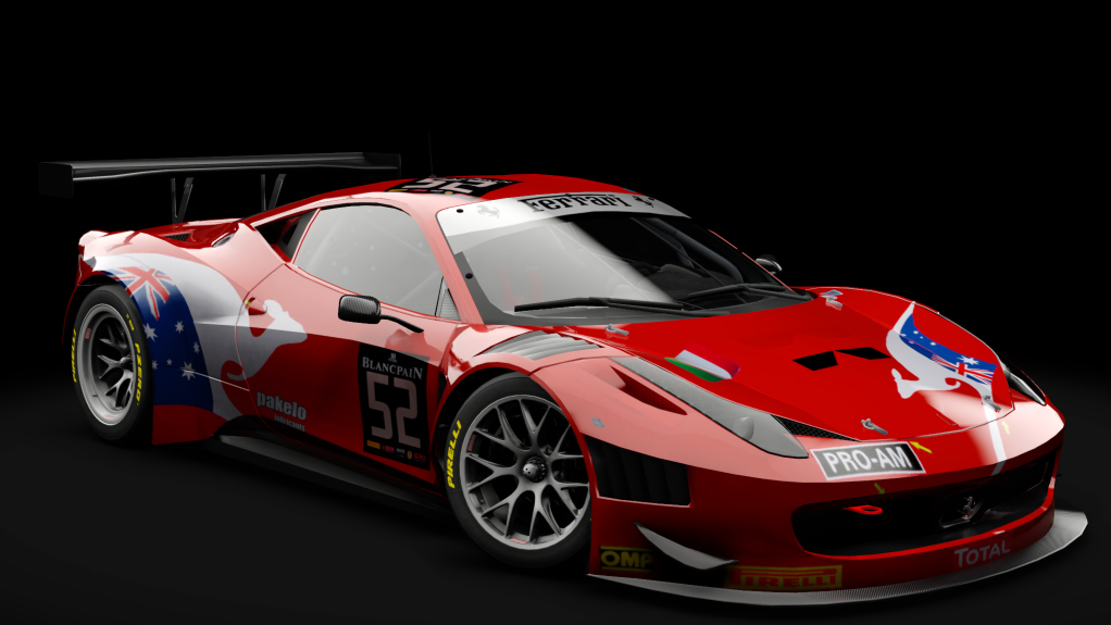 2011 Ferrari 458 Italia GT3, skin #52 AF Corse 2014