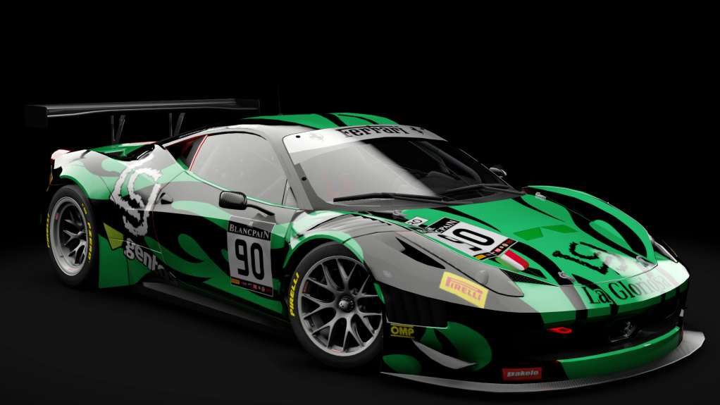 2011 Ferrari 458 Italia GT3, skin #52 AF Corse