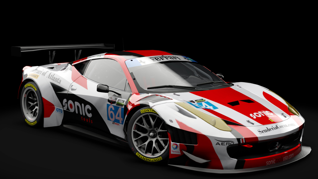 2011 Ferrari 458 Italia GT3, skin #64 Scuderia Corsa 2