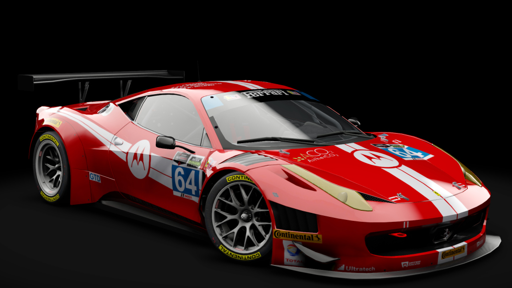 2011 Ferrari 458 Italia GT3, skin #64 Scuderia Corsa