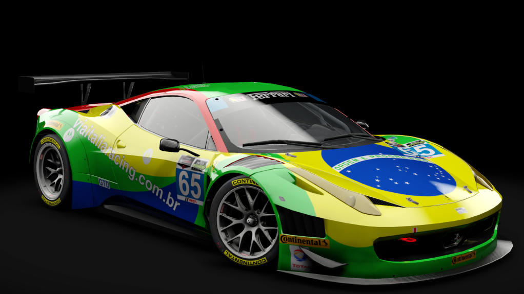 2011 Ferrari 458 Italia GT3, skin #65 Scuderia Corsa