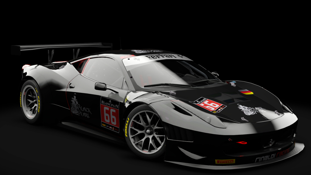 2011 Ferrari 458 Italia GT3, skin #66 Rinaldi Racing