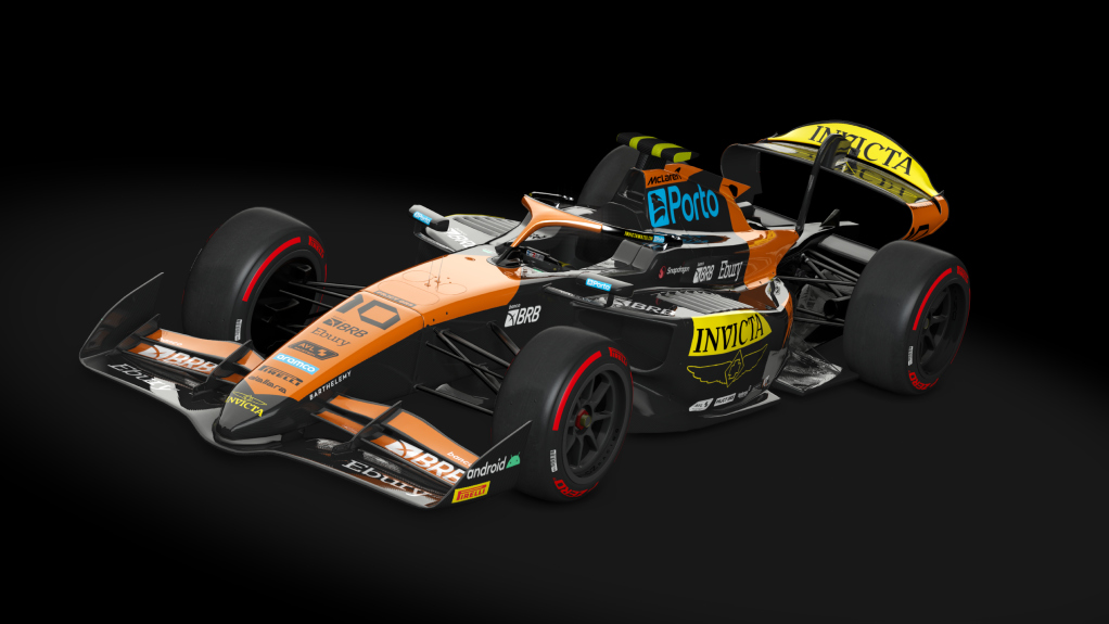 ACFL F2 2024, skin 10_Invicta_McLaren_Grabriel_Bortoleto