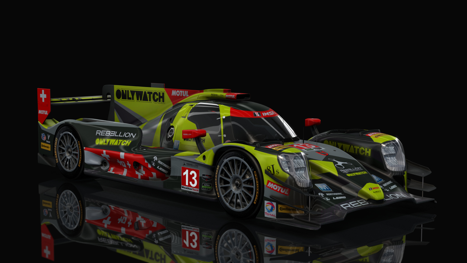 LMP-2 Oreca 07 Gibson Lmp2, skin 13_Rebellion_IMSA17_RoadAtlanta