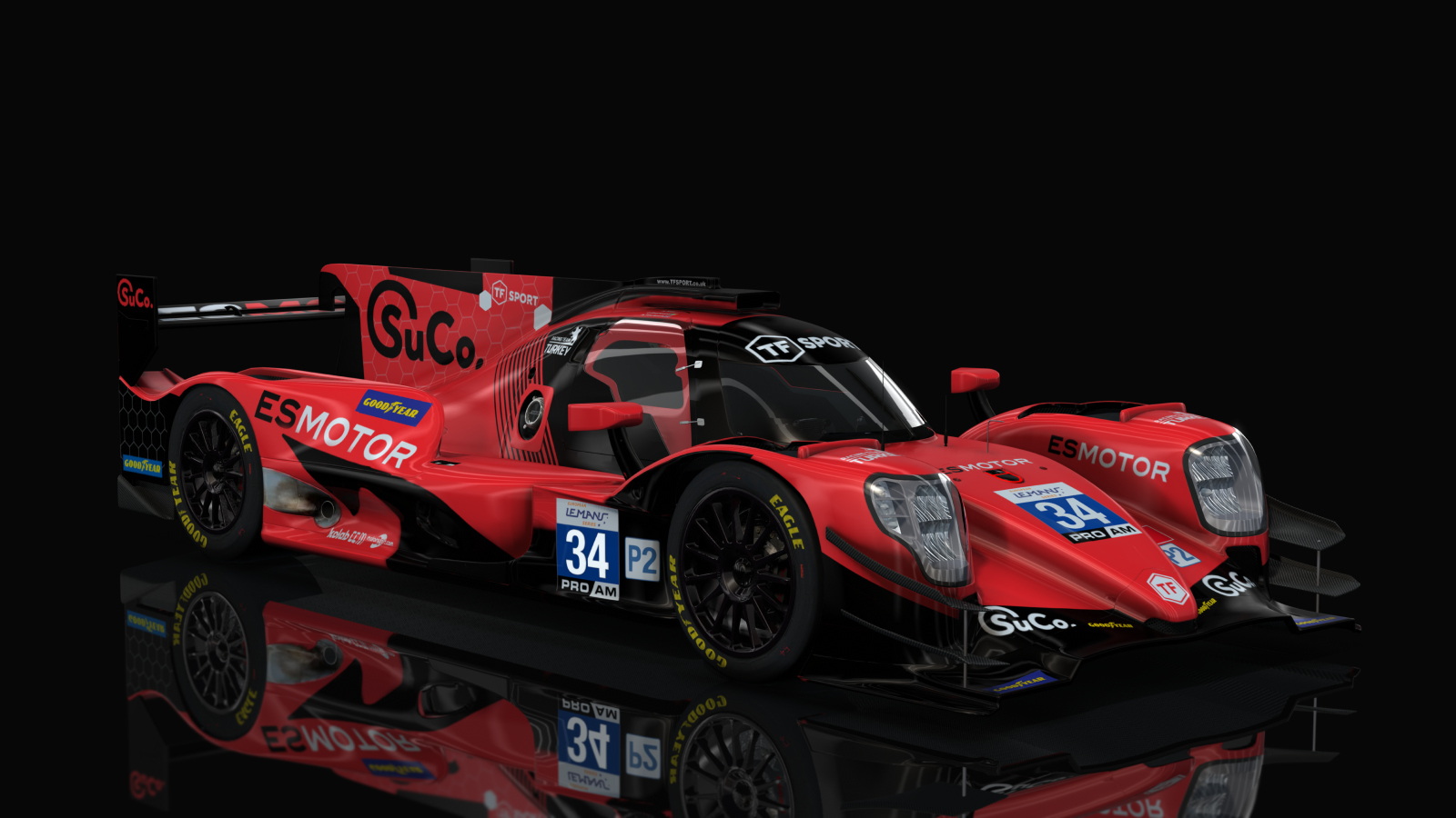 LMP-2 Oreca 07 Gibson Lmp2, skin 2021 Racing Team Turkey #34