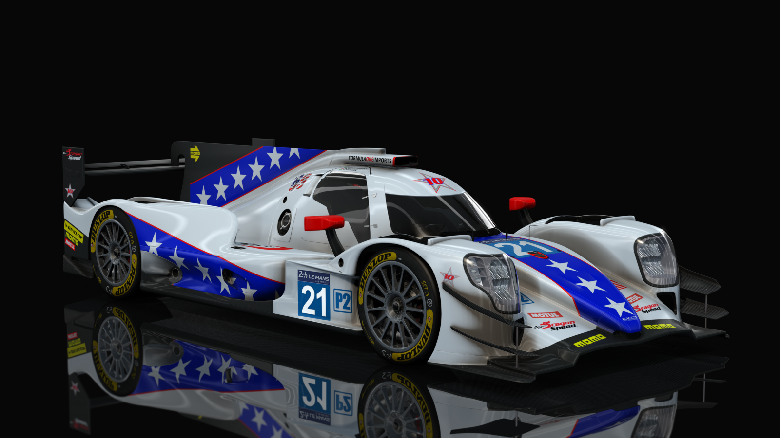 LMP-2 Oreca 07 Gibson Lmp2, skin 21_DragonSpeed_LM17