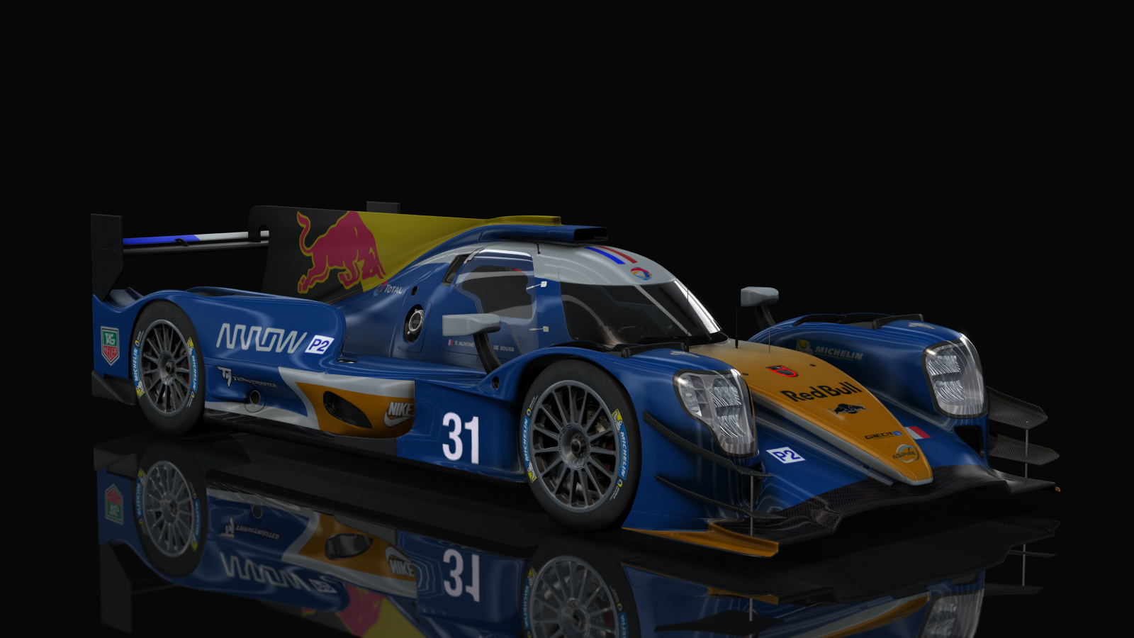 LMP-2 Oreca 07 Gibson Lmp2, skin ACF_WEC_#19_Alikine_Chaillou