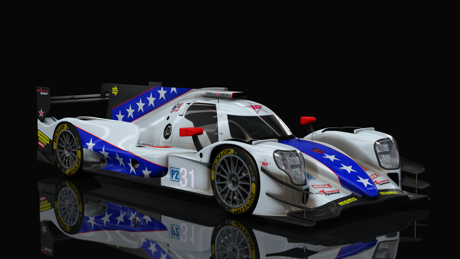 LMP-2 Oreca 07 Gibson Lmp2, skin ACF_WEC_#42_Gaedtke