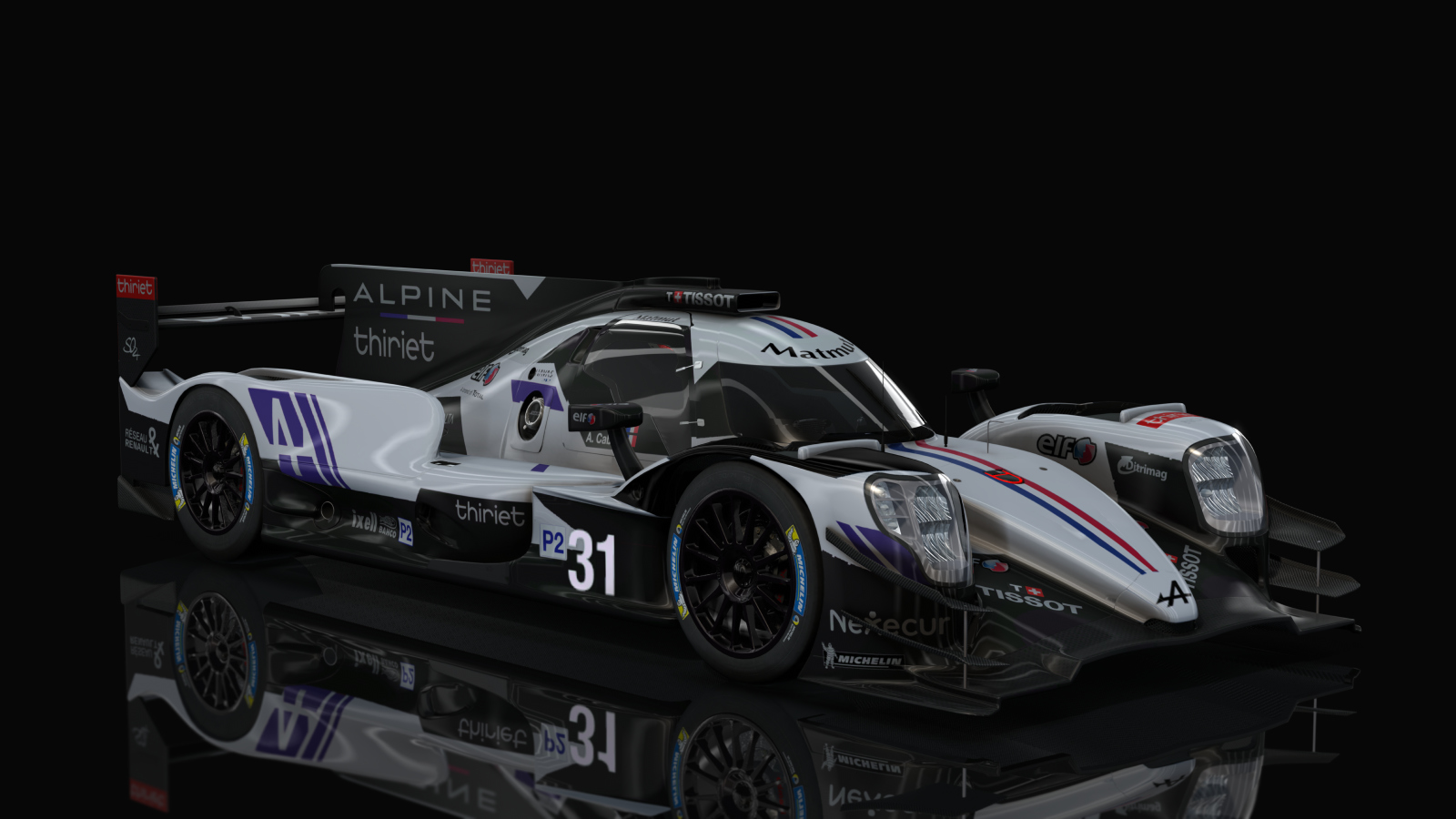 LMP-2 Oreca 07 Gibson Lmp2, skin ACF_WEC_#53_LM Thibaudeau_Cabrol