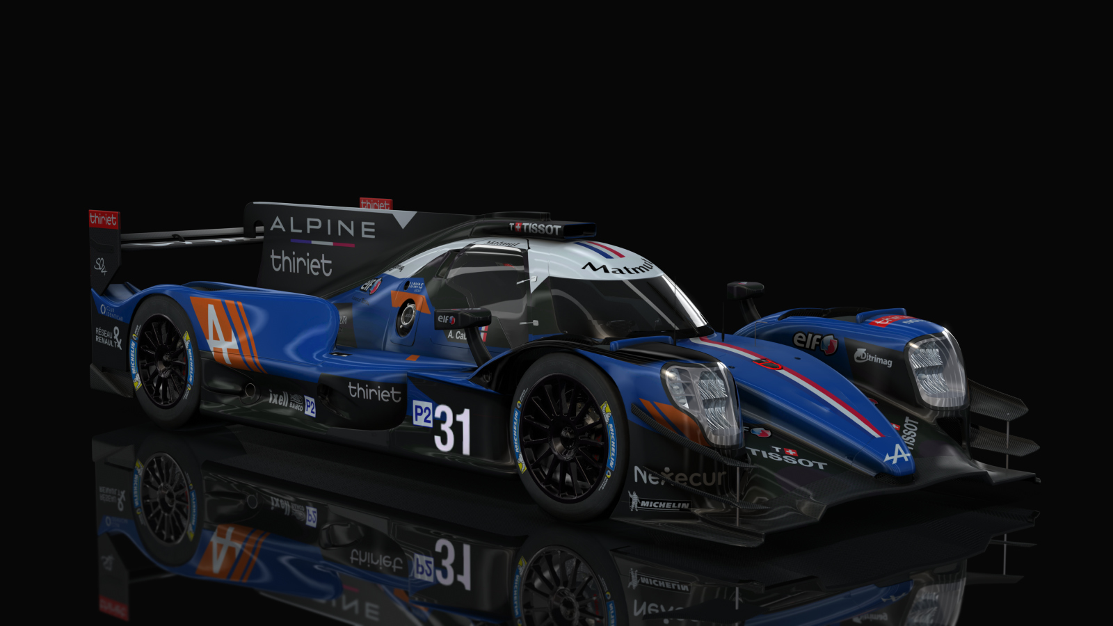 LMP-2 Oreca 07 Gibson Lmp2, skin ACF_WEC_#53_Thibaudeau_Cabrol