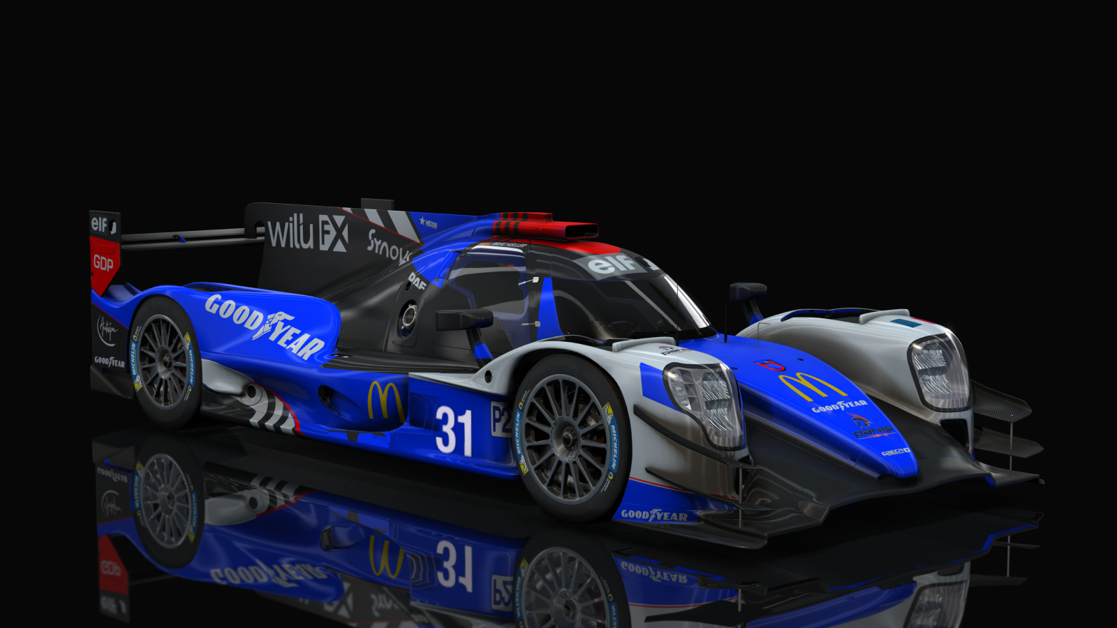 LMP-2 Oreca 07 Gibson Lmp2, skin ACF_WEC_Keller_63