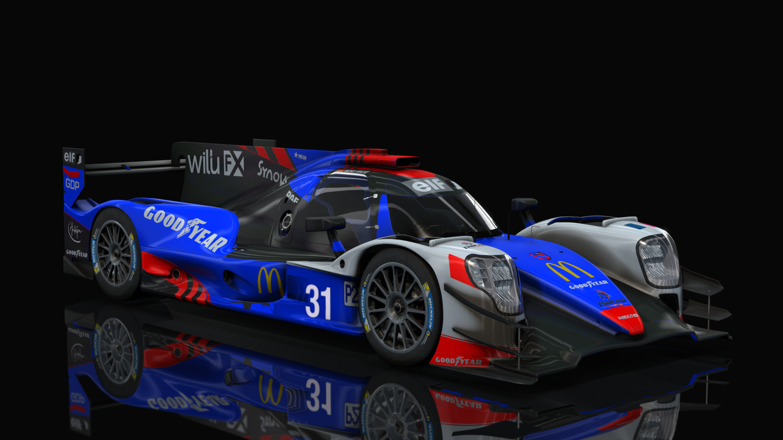 LMP-2 Oreca 07 Gibson Lmp2, skin ACF_WEC_Krause_28