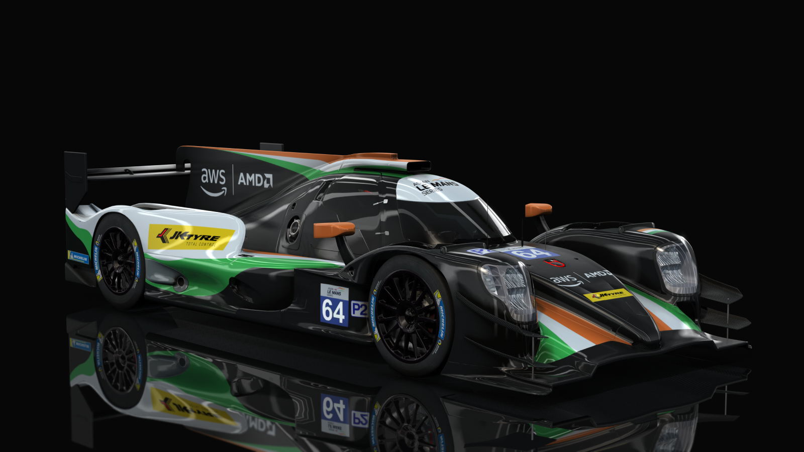 LMP-2 Oreca 07 Gibson Lmp2, skin Racing_Team_India_64