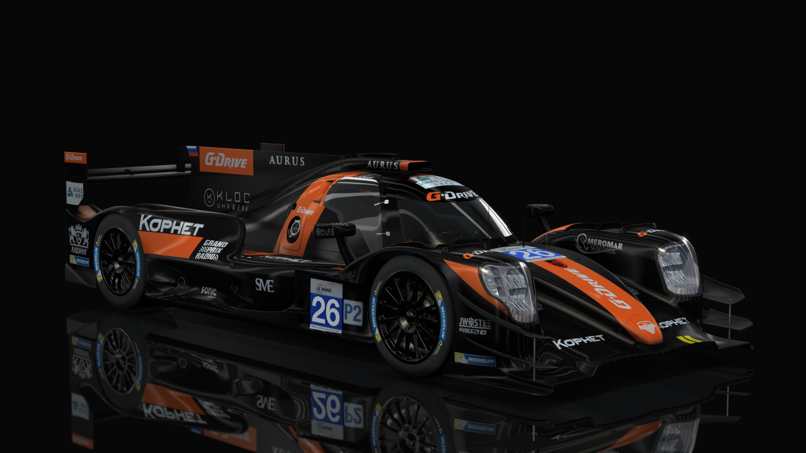 LMP-2 Oreca 07 Gibson Lmp2, skin alms1920_aurus26