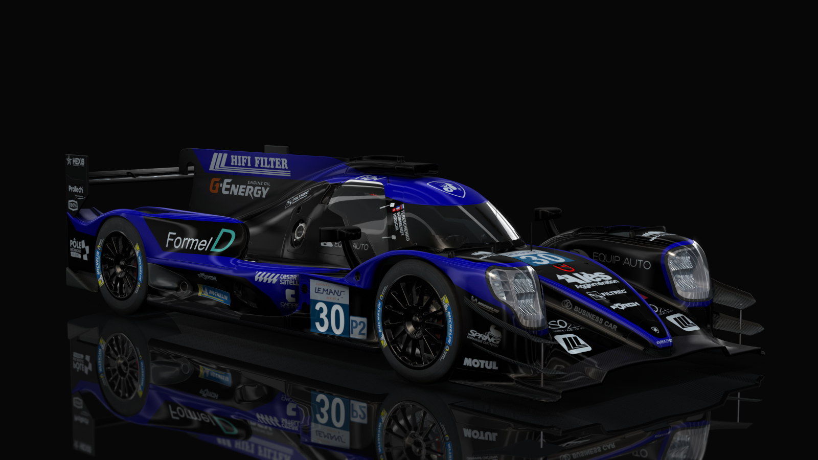 LMP-2 Oreca 07 Gibson Lmp2, skin duqueine_elms2020