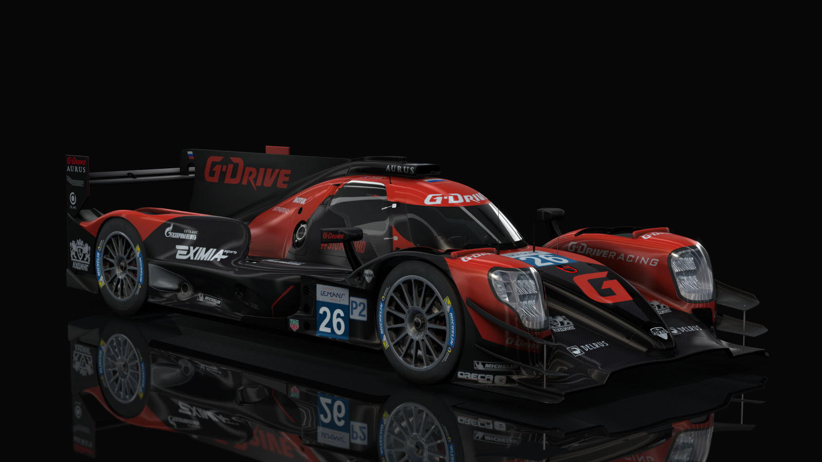 LMP-2 Oreca 07 Gibson Lmp2, skin gdrive_elms_2020_spa