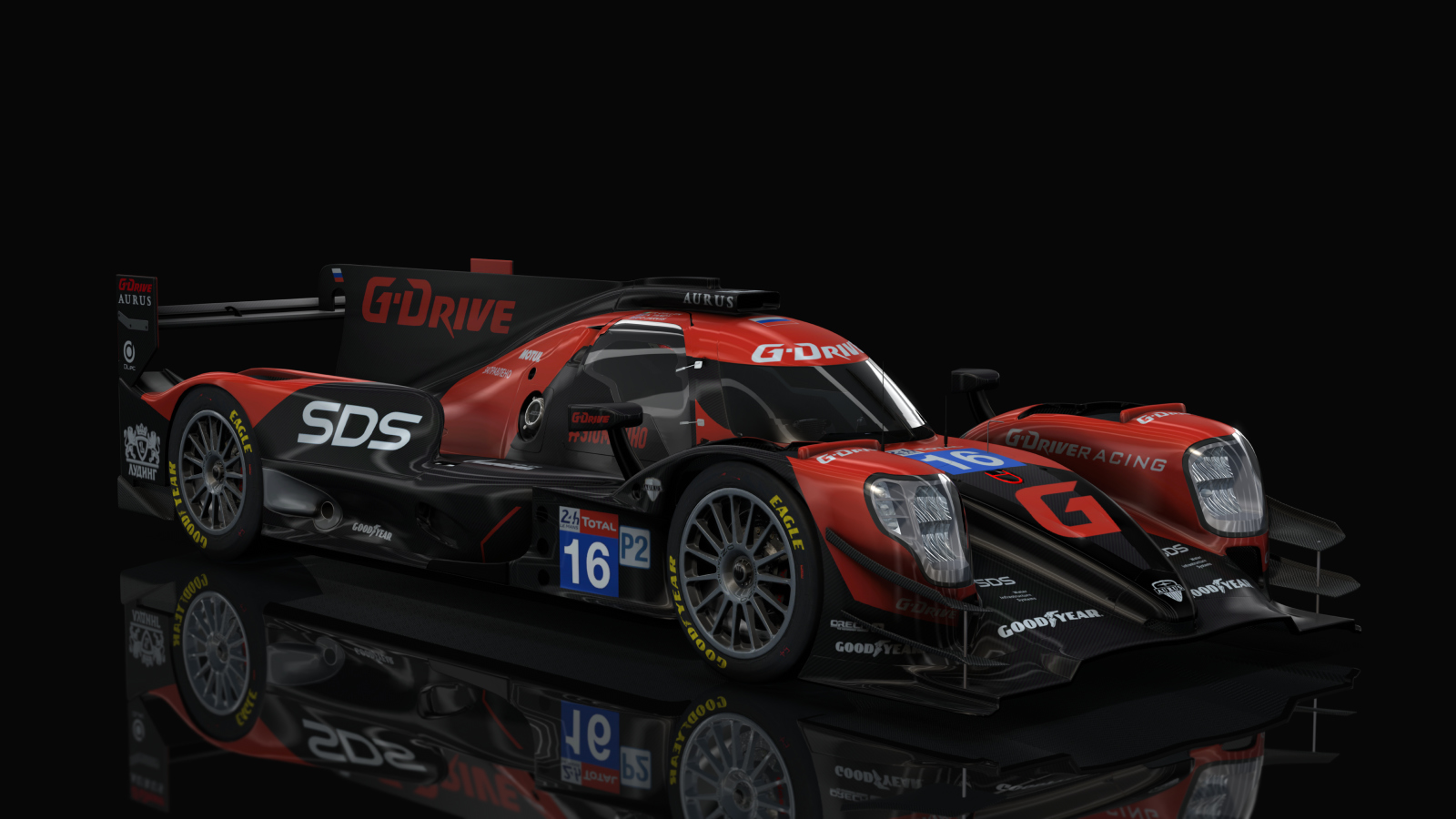 LMP-2 Oreca 07 Gibson Lmp2, skin gdrive_lemans2020_16