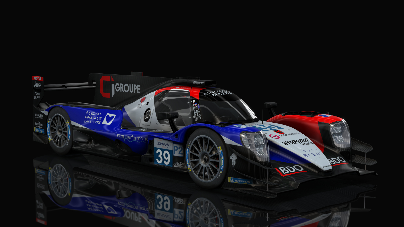 LMP-2 Oreca 07 Gibson Lmp2, skin graffracing_elms2020