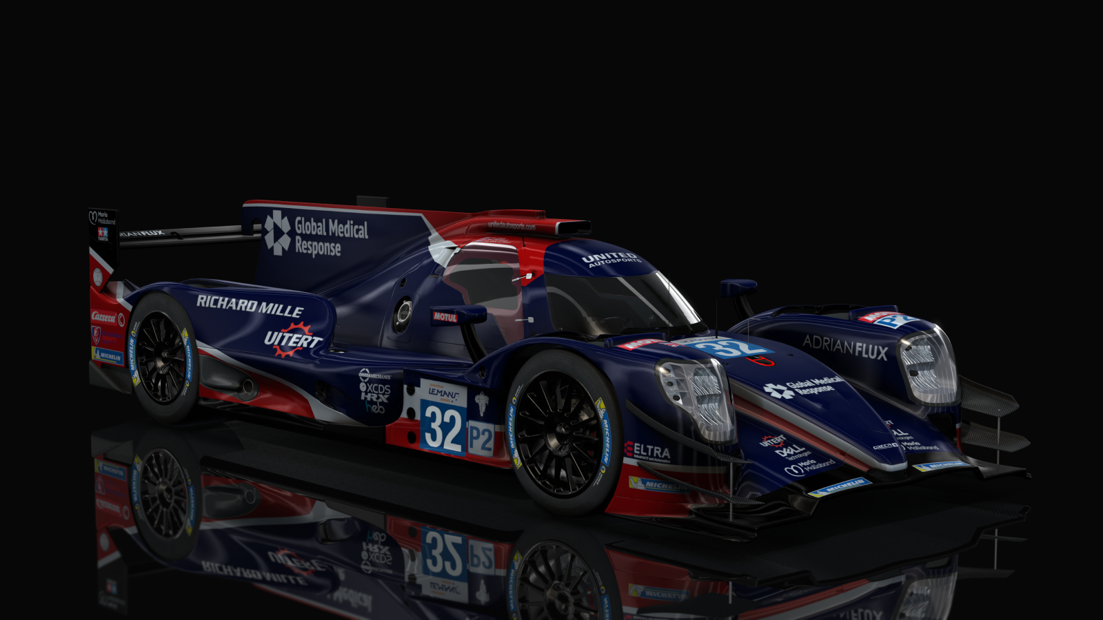 LMP-2 Oreca 07 Gibson Lmp2, skin unitedautosport_32_elms2020