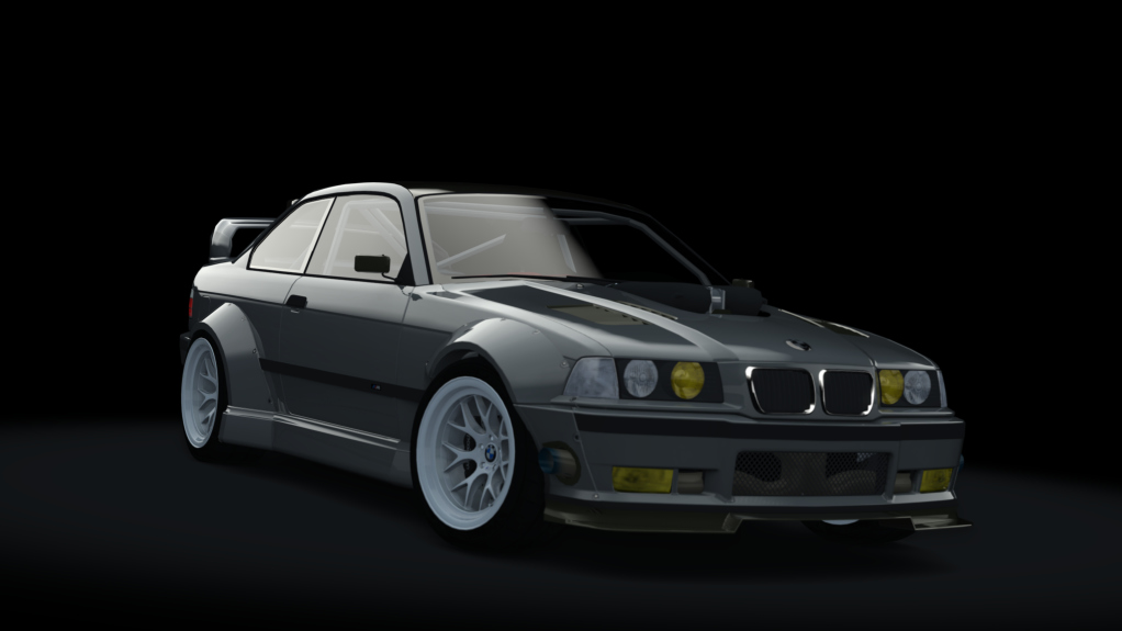 BMW E36 M458, skin grey_metallic