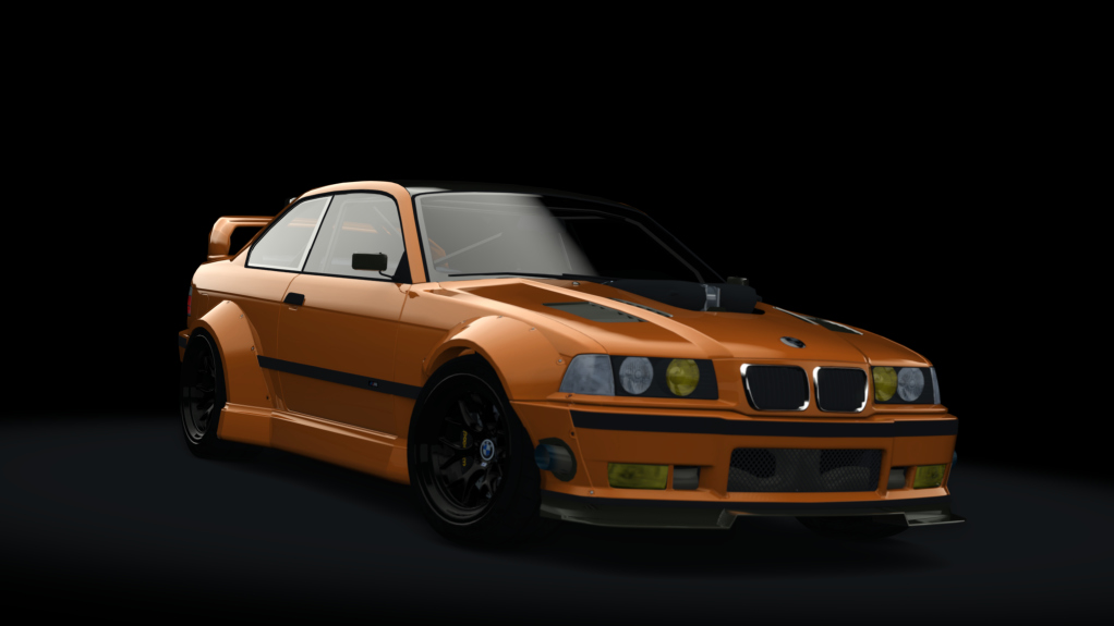 BMW E36 M458, skin orange