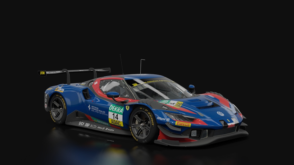 Ferrari 296 GT3, skin 2023_DTM_14_Emil Frey Racing