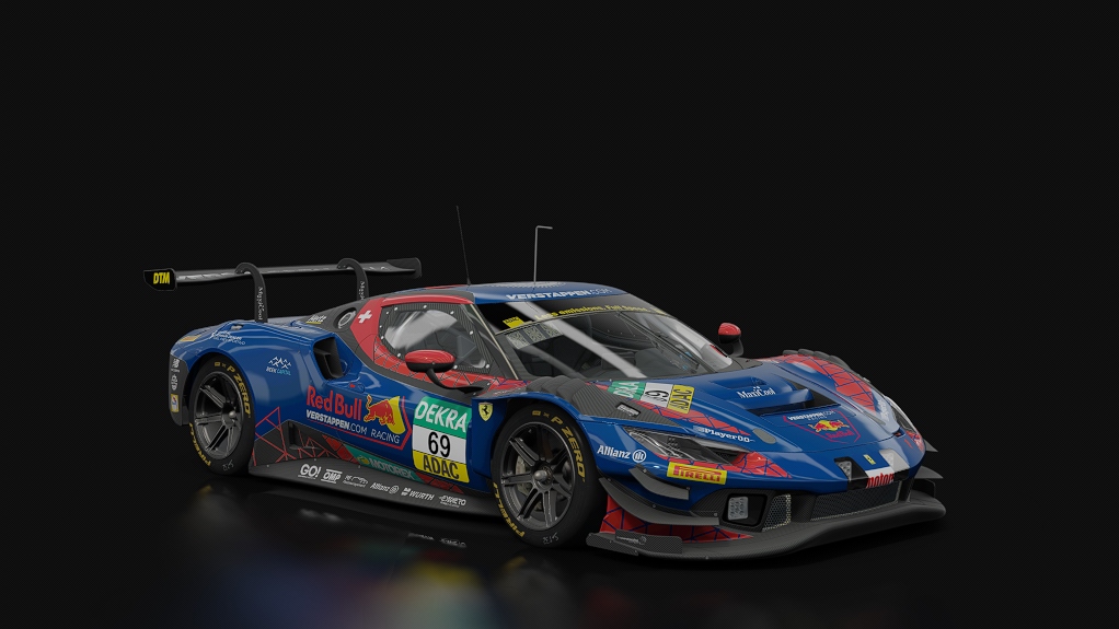 Ferrari 296 GT3, skin 2023_DTM_69_Emil Frey Racing