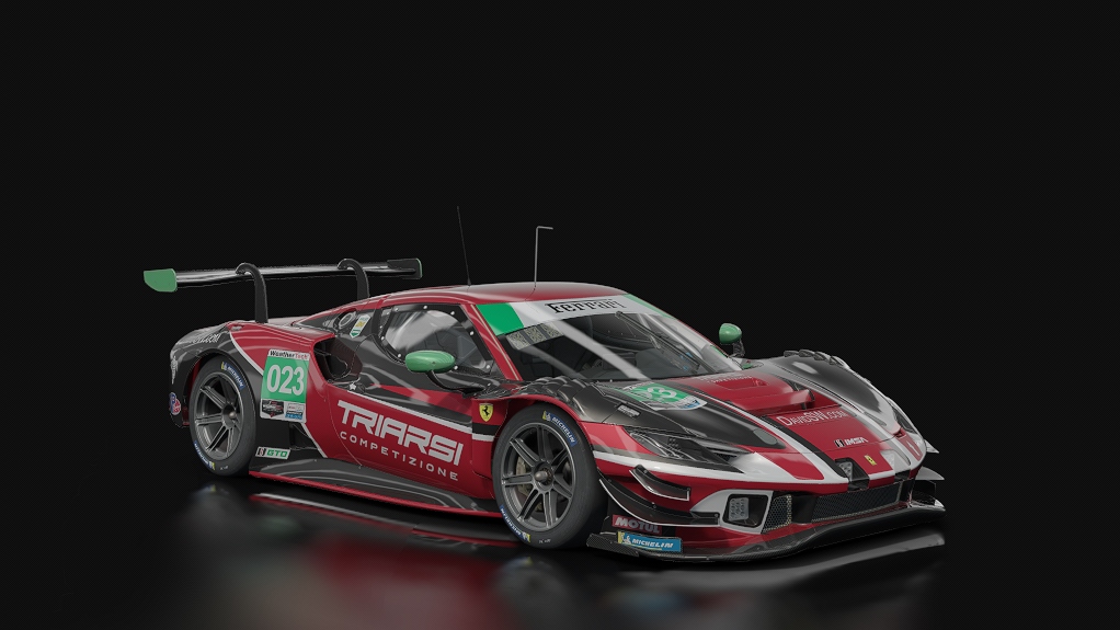 Ferrari 296 GT3, skin 2023_IMSA_023_Triarsi