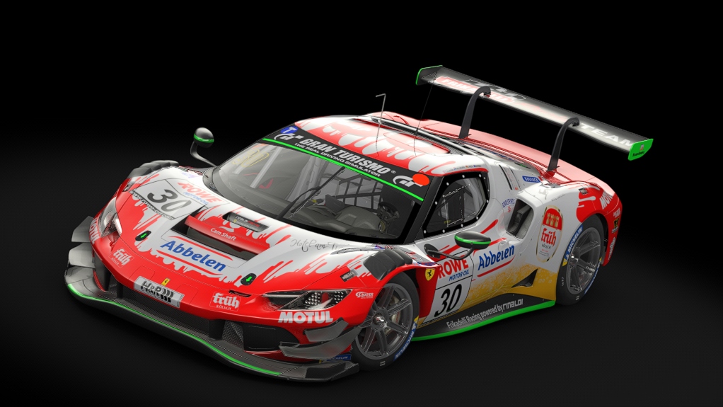 Ferrari 296 GT3, skin 2023_NLS_Frikadelli_30