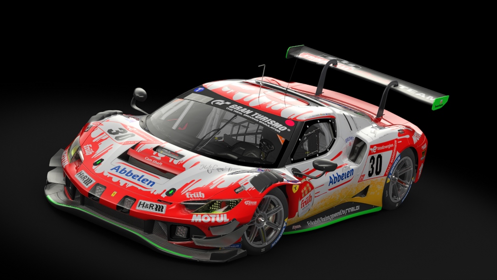 Ferrari 296 GT3, skin 2023_Nbr24h_Frikadelli_30