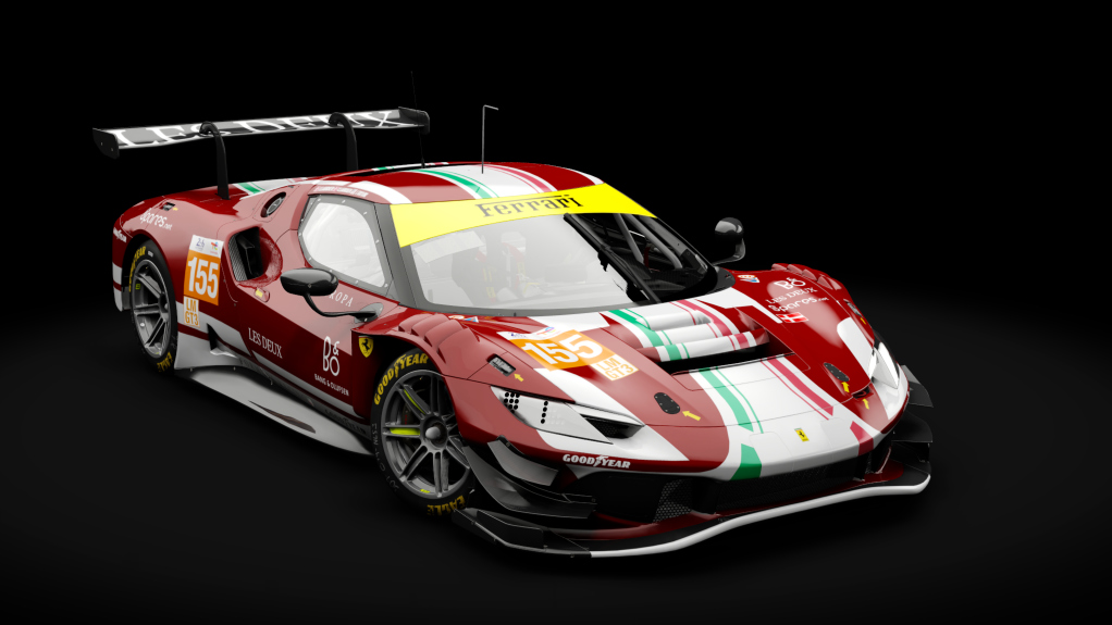 Ferrari 296 GT3, skin 2024_155_LM_Spirit Of Race Formula Racing