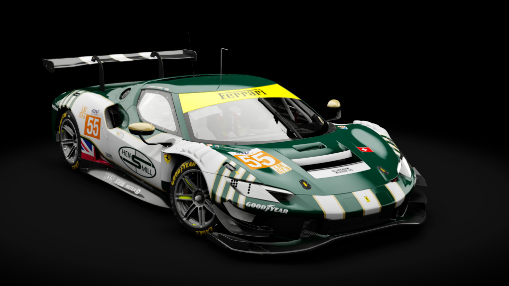 Ferrari 296 GT3, skin 2024_55_ELMS_Spirit Of Race