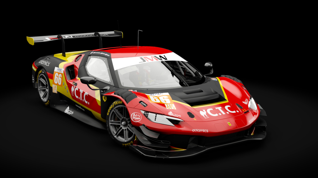 Ferrari 296 GT3, skin 2024_66_ELMS_JMW