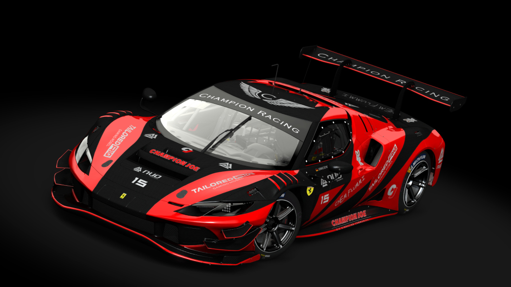 Ferrari 296 GT3, skin CJ