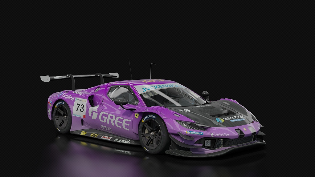 Ferrari 296 GT3, skin Fictional 1 Pacific Endurance Series Zhuhai Motorsport 73