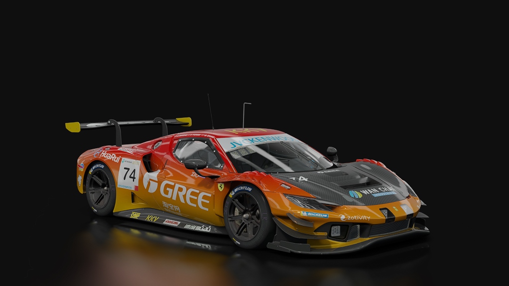 Ferrari 296 GT3, skin Fictional 2 Pacific Endurance Series Zhuhai Motorsport 74