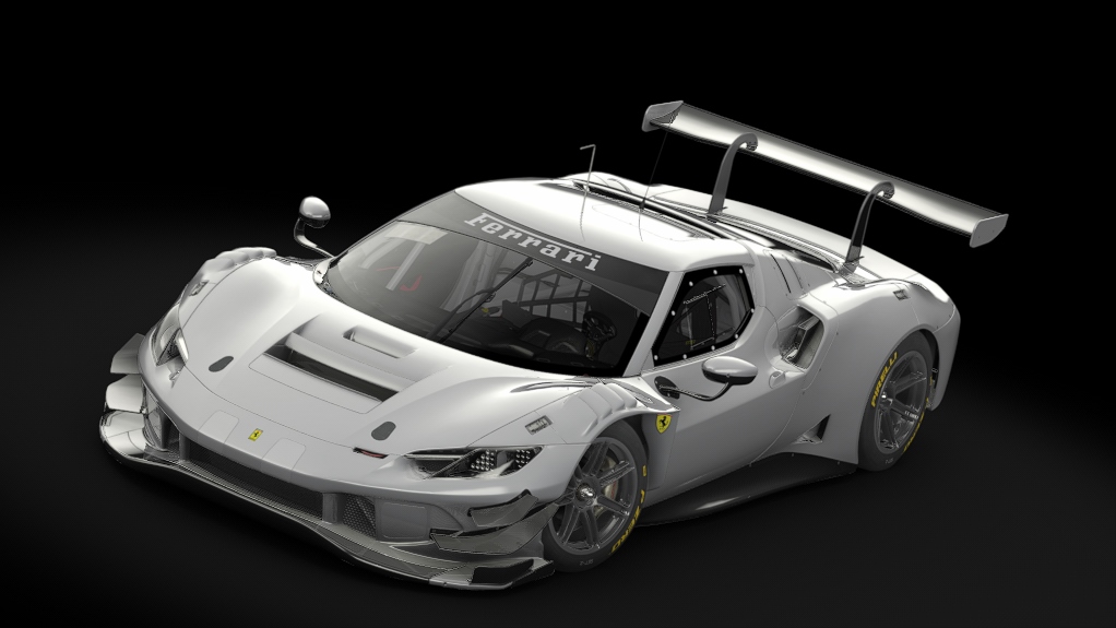 Ferrari 296 GT3, skin Template