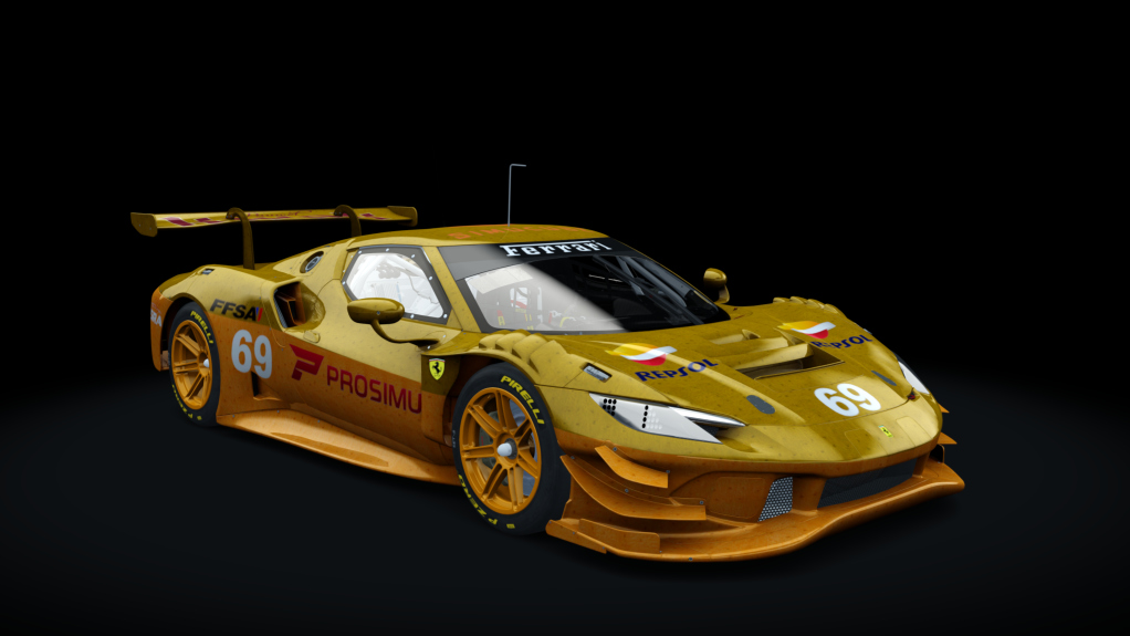 Ferrari 296 GT3, skin cheucheu