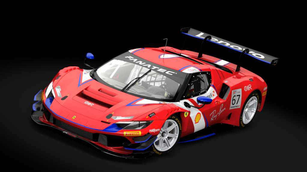 Ferrari 296 GT3, skin gallamex