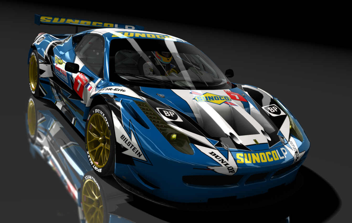 Ferrari 458 GT2, skin 07_SUNOCO_Eric