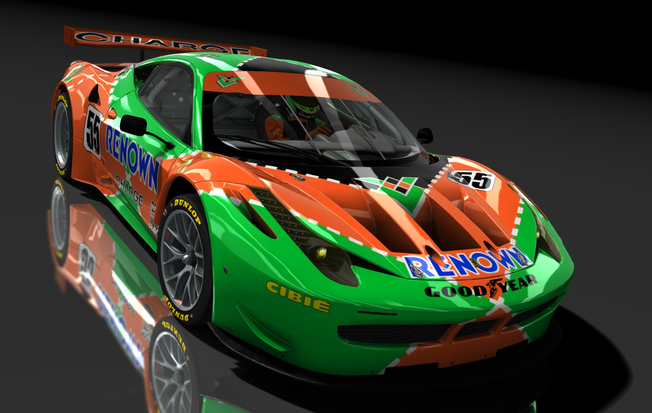 Ferrari 458 GT2, skin 55_RENOWN_51R_Gilles