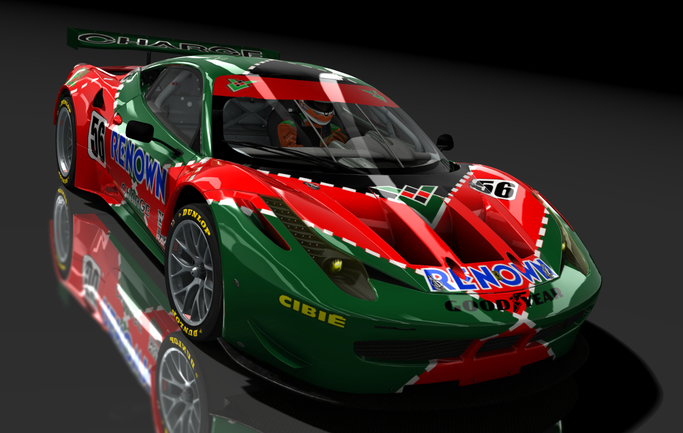 Ferrari 458 GT2, skin 56_RENOWN_51R_Sherman