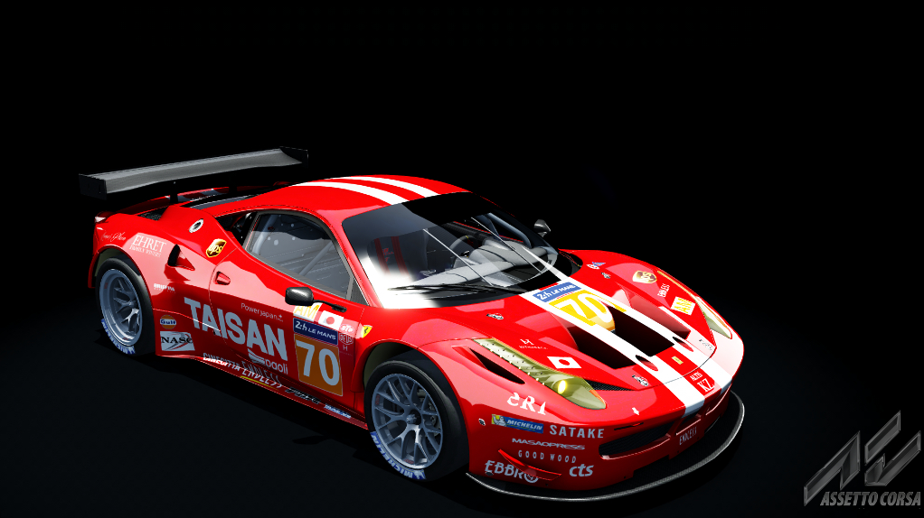 Ferrari 458 GT2, skin 70_Team_Taisan_Le_Mans