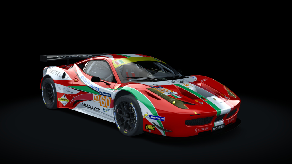 Ferrari 458 GT2, skin AF_Corse_2014_60_LM