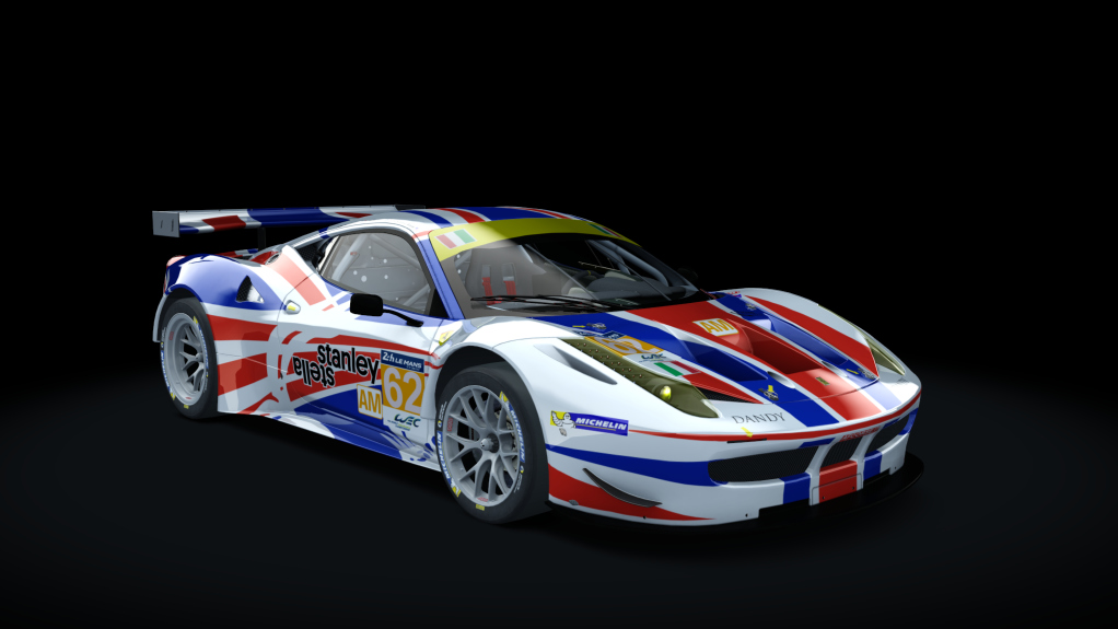 Ferrari 458 GT2, skin AF_Corse_2014_62_LM
