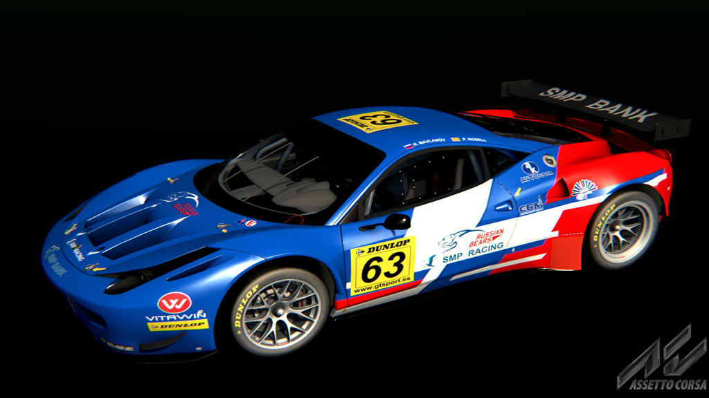 Ferrari 458 GT2, skin SMP_Russian_Bears