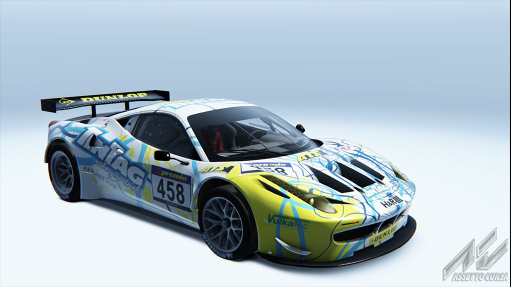 Ferrari 458 GT2, skin Tintag